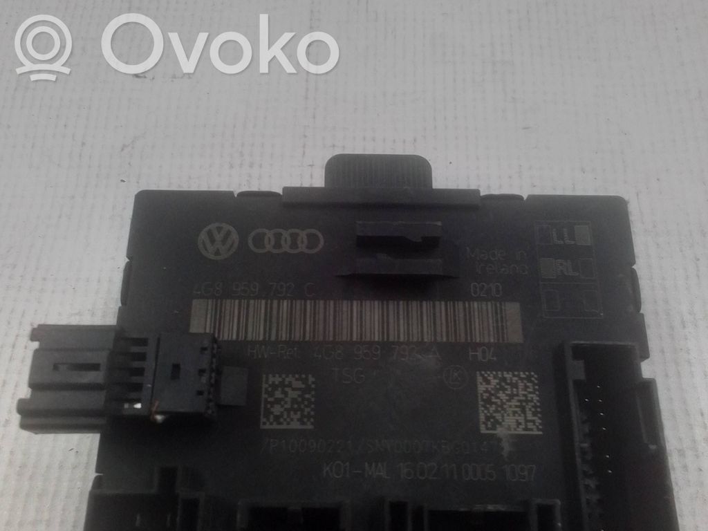 Audi A7 S7 4G Door control unit/module 