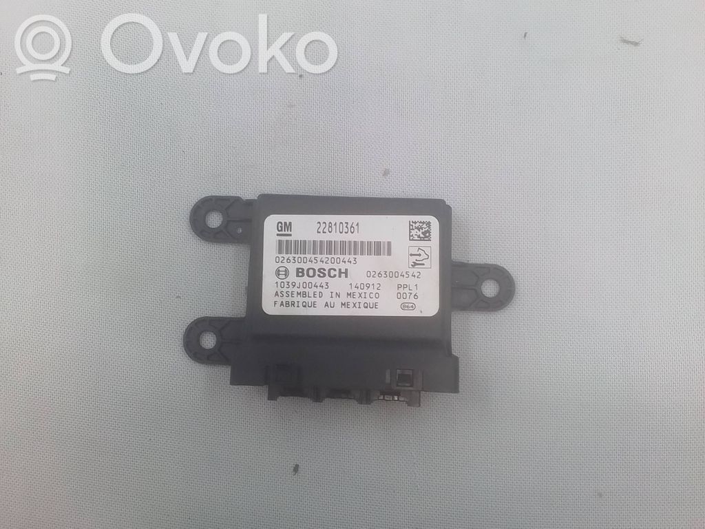 Opel Zafira C Sterownik / Moduł parkowania PDC 