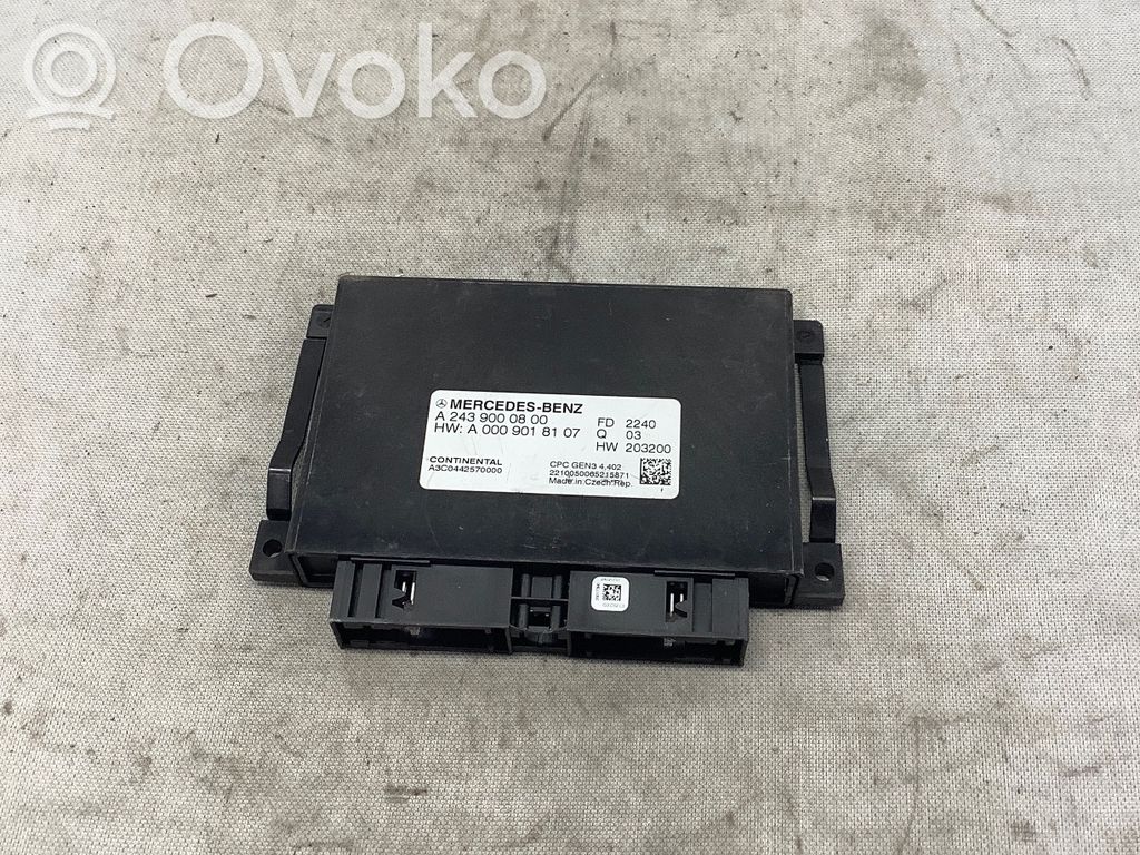 Mercedes-Benz EQA Module de contrôle de boîte de vitesses ECU 