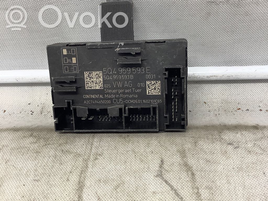 Skoda Octavia Mk3 (5E) Other control units/modules 
