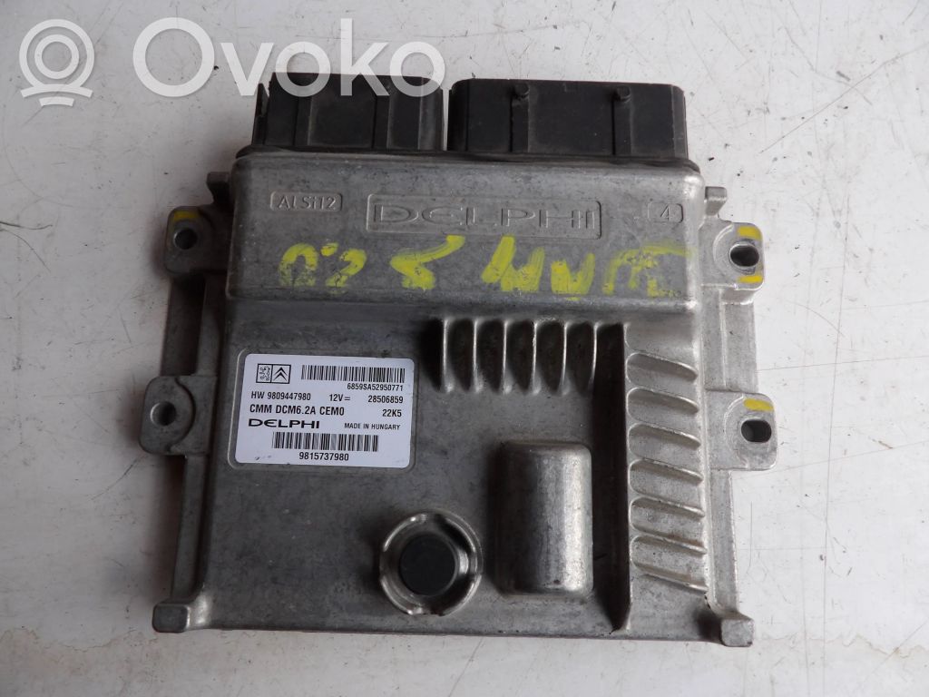Dzinēja vadības bloks   9809447980,28506859,9815737980