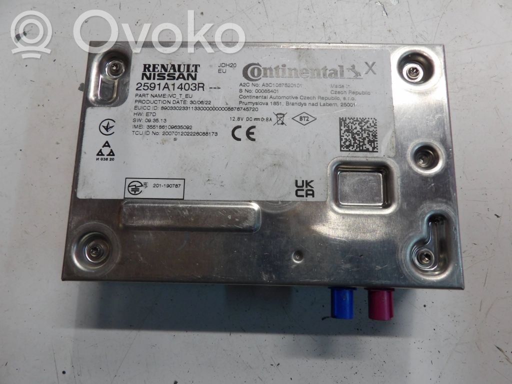 Other control units/modules   2591A1403R