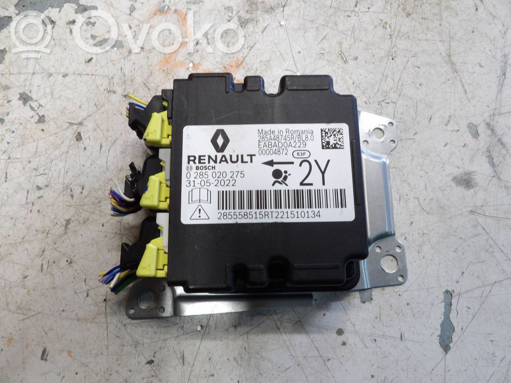 Airbag control unit/module   285558515R,EABAD0A229,00004872,0285020275,31052022