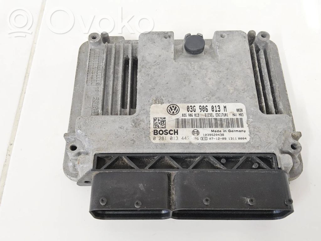 Engine control unit/module   03G906013M,0281013442