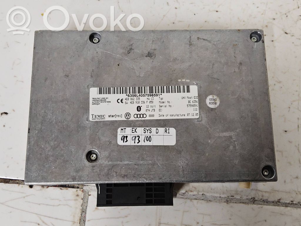 Bluetooth modulis   4E0862335,4E0910336F