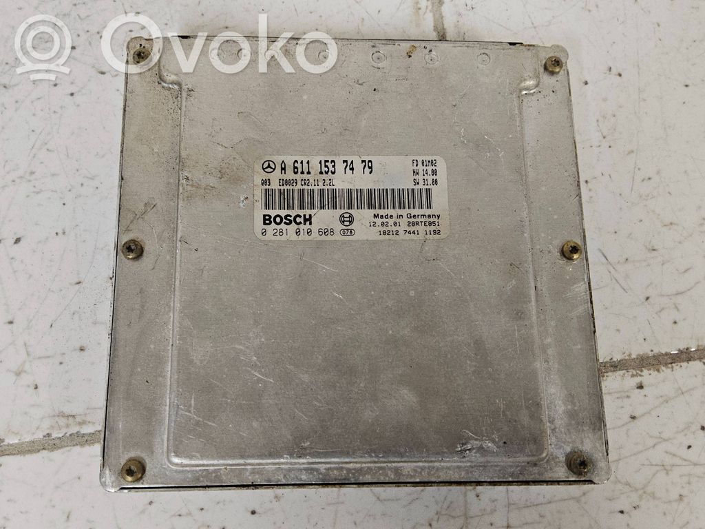 Mercedes-Benz C W204 Engine control unit/module 