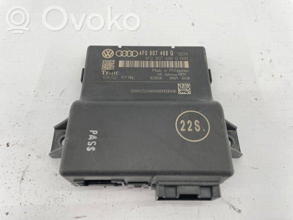 Audi A6 S6 C6 4F Gateway control module 