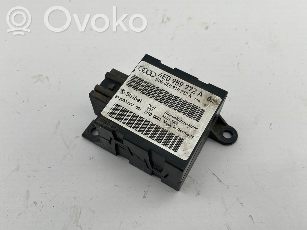 Sēdekļa vadības modulis   4E0959772A,898053000