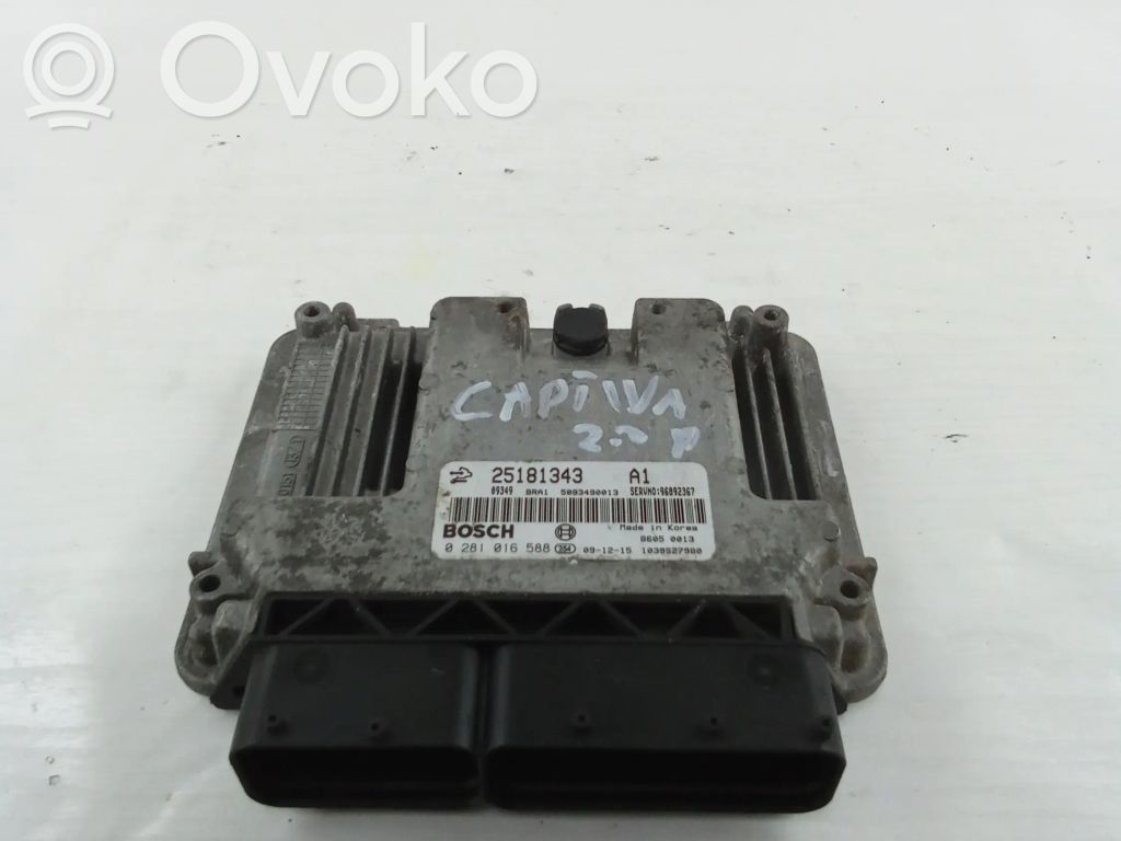 Chevrolet Captiva Engine control unit/module 