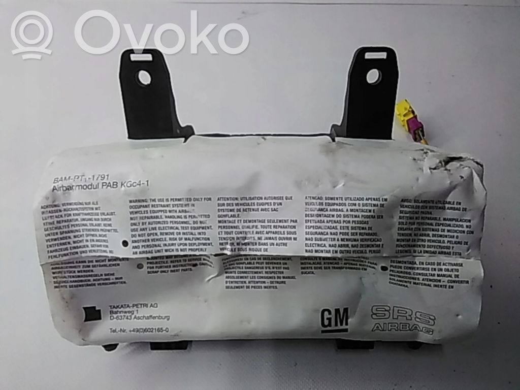 Opel Meriva B Poduszka powietrzna Airbag pasażera 