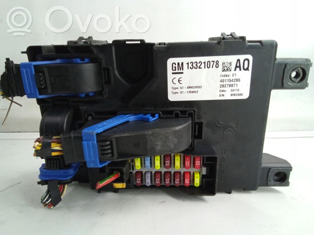 Opel Corsa D Fuse module 