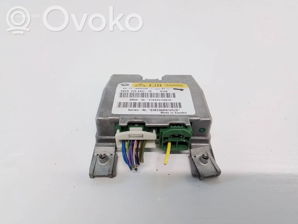 BMW 6 E63 E64 Module de contrôle airbag 