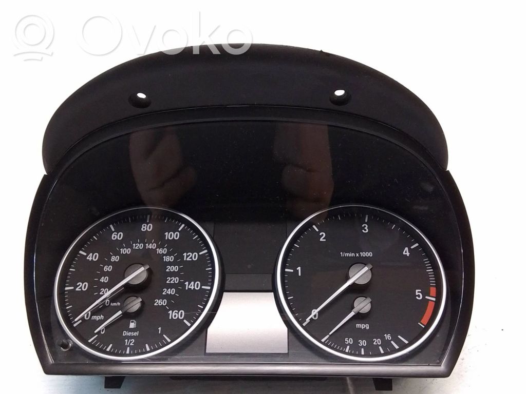 BMW 3 E92 E93 Spidometrs (instrumentu panelī) 