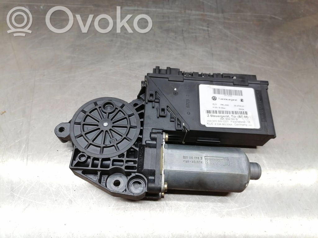 Volkswagen Phaeton Silnik regulatora szyby drzwi przednich 