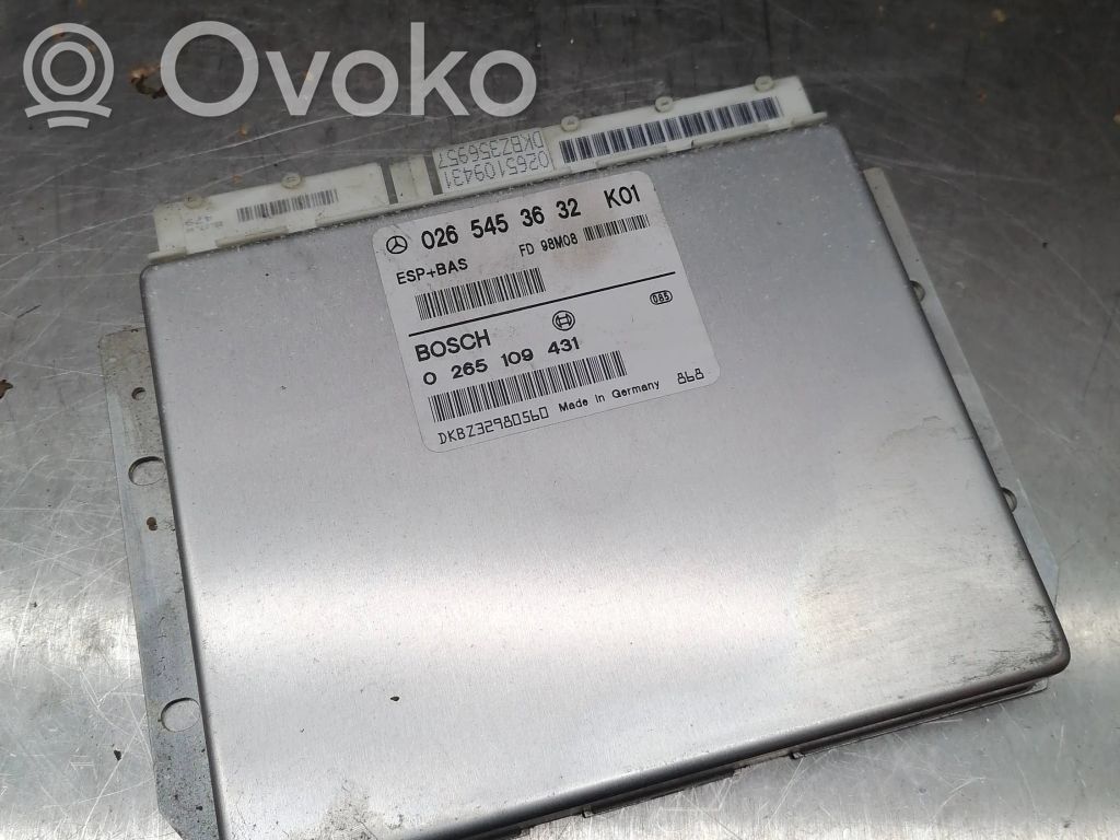 Mercedes-Benz A W168 ESP (stability system) control unit 