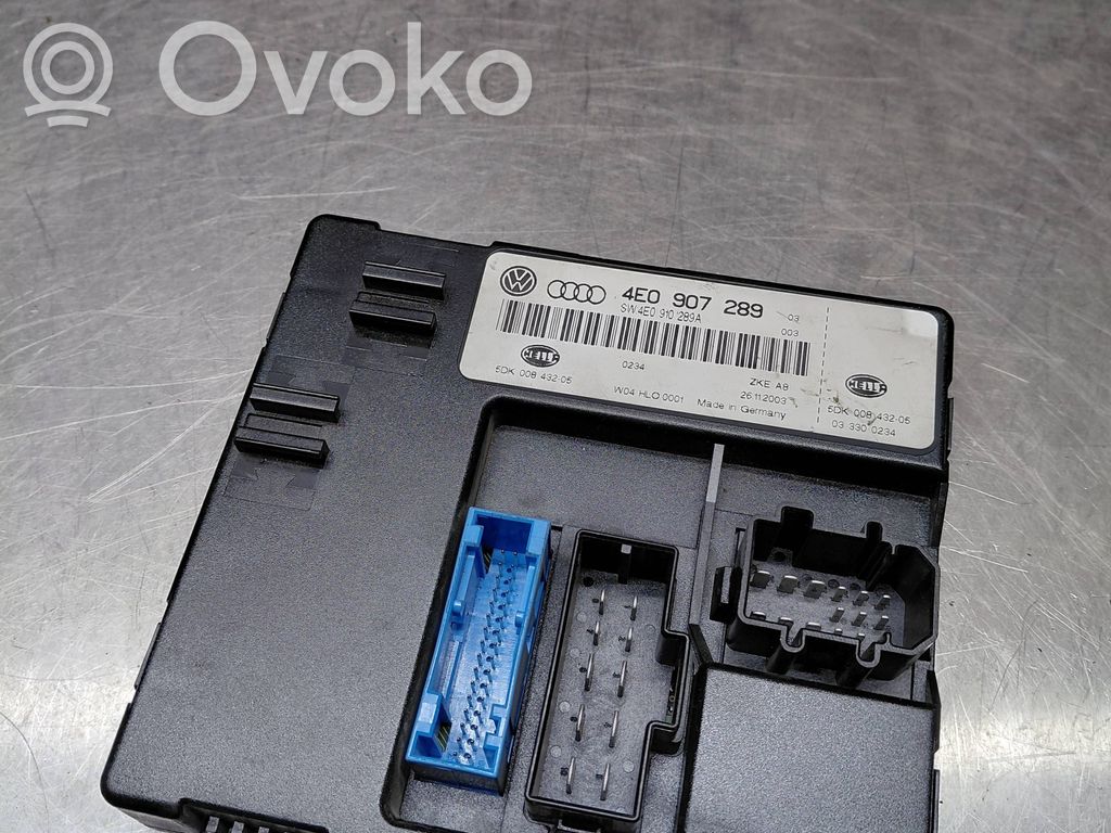 Audi A8 S8 D3 4E Komforto modulis 