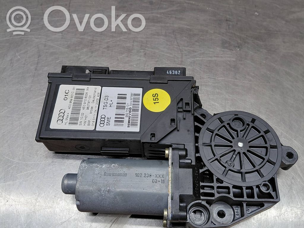 Audi A8 S8 D3 4E Aizmugurē loga pacēlāja motoriņš 