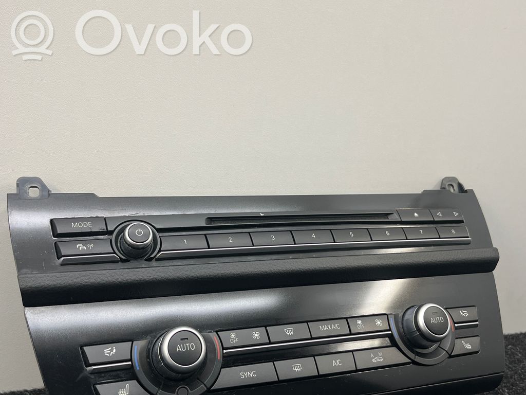 BMW 5 F10 F11 Gaisa kondicioniera / klimata kontroles / salona apsildes vadības bloks (salonā) 