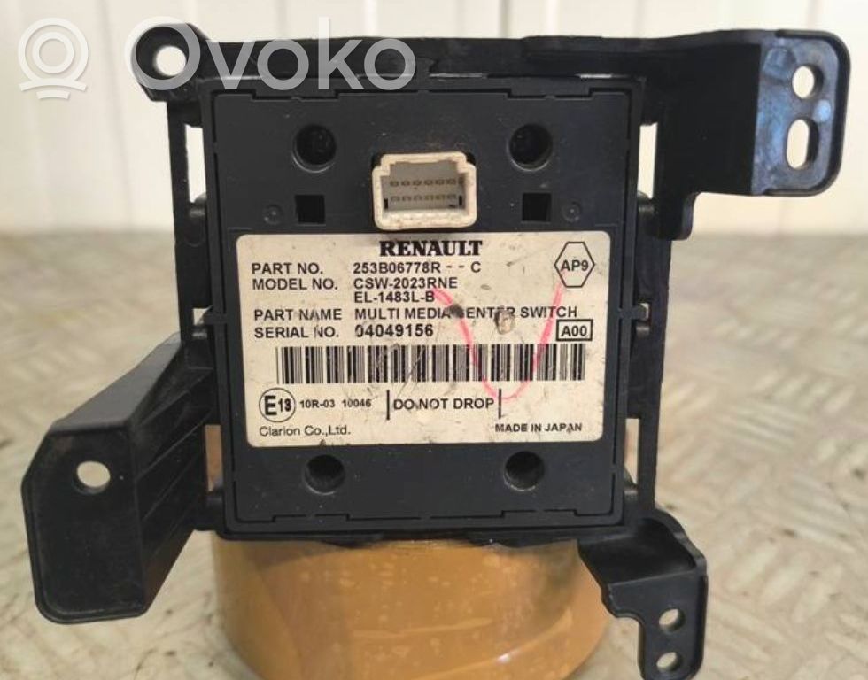 Renault Koleos I Multifunctional control switch/knob 