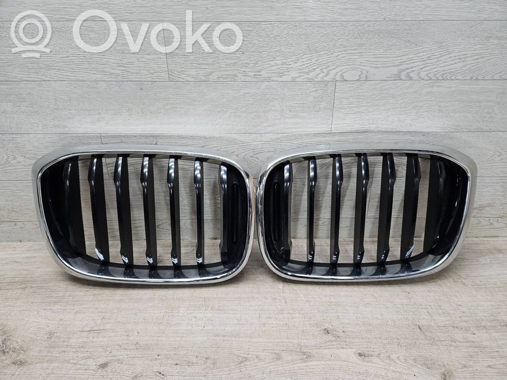 BMW X3 G01 Front bumper upper radiator grill 