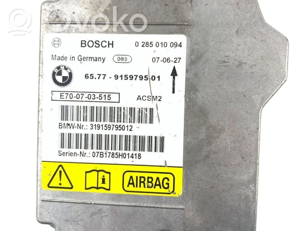 BMW X5 E70 Airbag control unit/module 