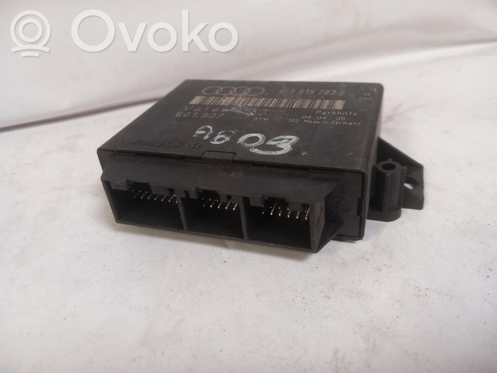 Pysäköintitutkan (PCD) ohjainlaite/moduuli   4E0919283B,4E0919283B