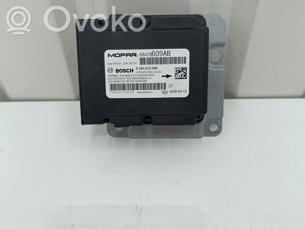 Airbag control unit/module   68428609AB,0285015046