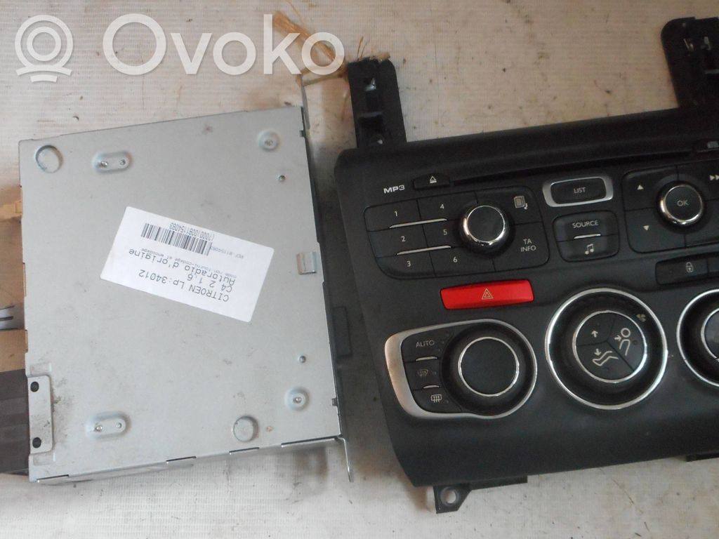 Citroen C4 II Unitate principală radio/CD/DVD/GPS 