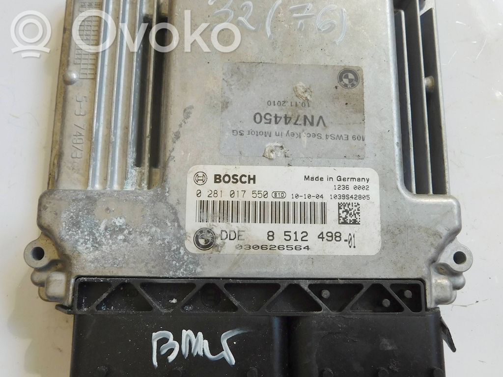BMW 1 E82 E88 Engine control unit/module 