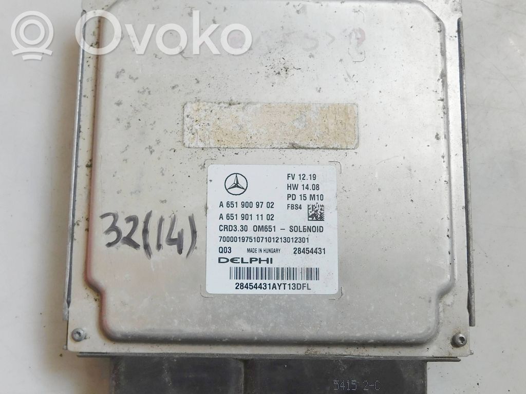 Mercedes-Benz CLA C117 X117 W117 Engine control unit/module 