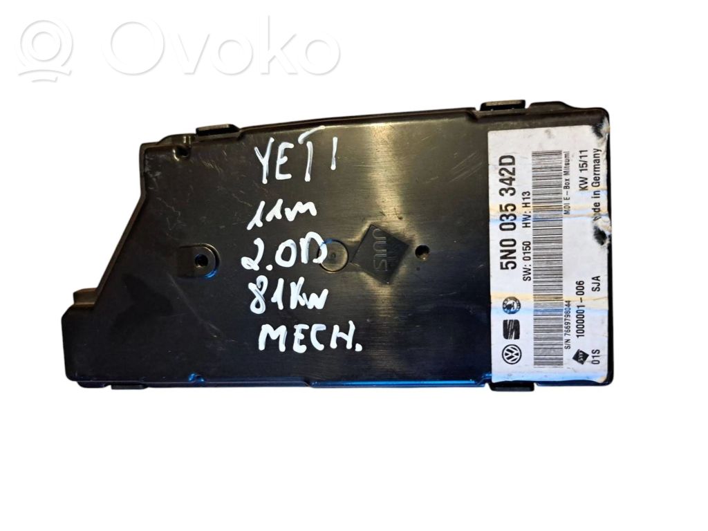 Skoda Yeti (5L) Other control units/modules 