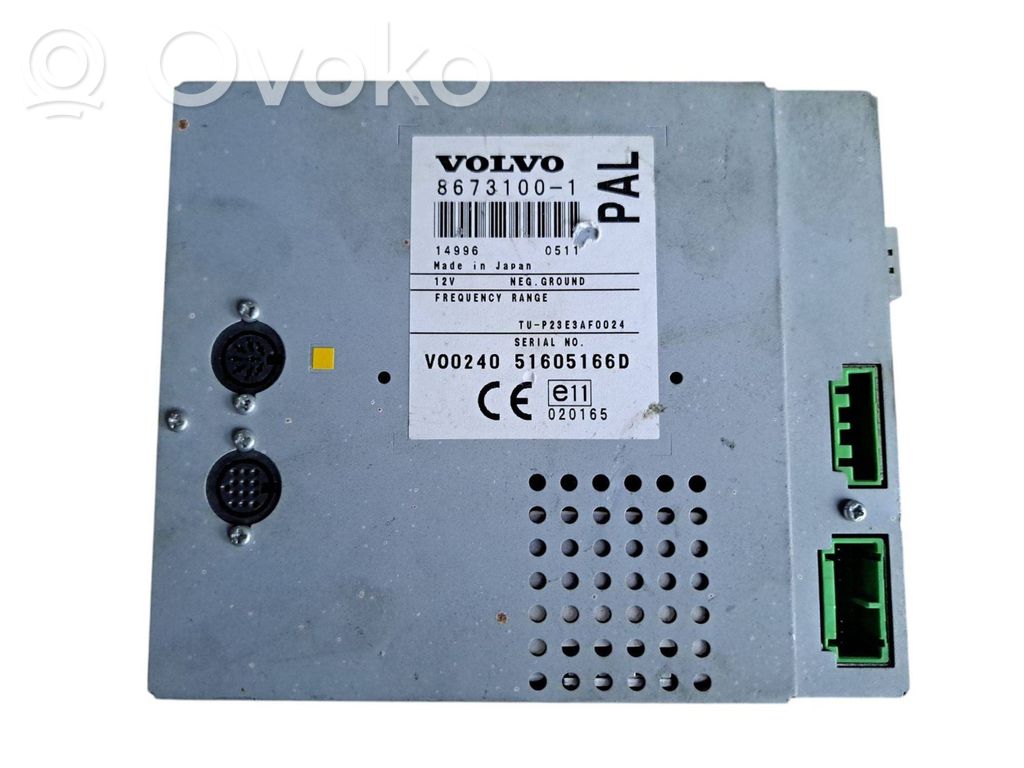Volvo XC70 Navigācijas (GPS) vadības bloks 