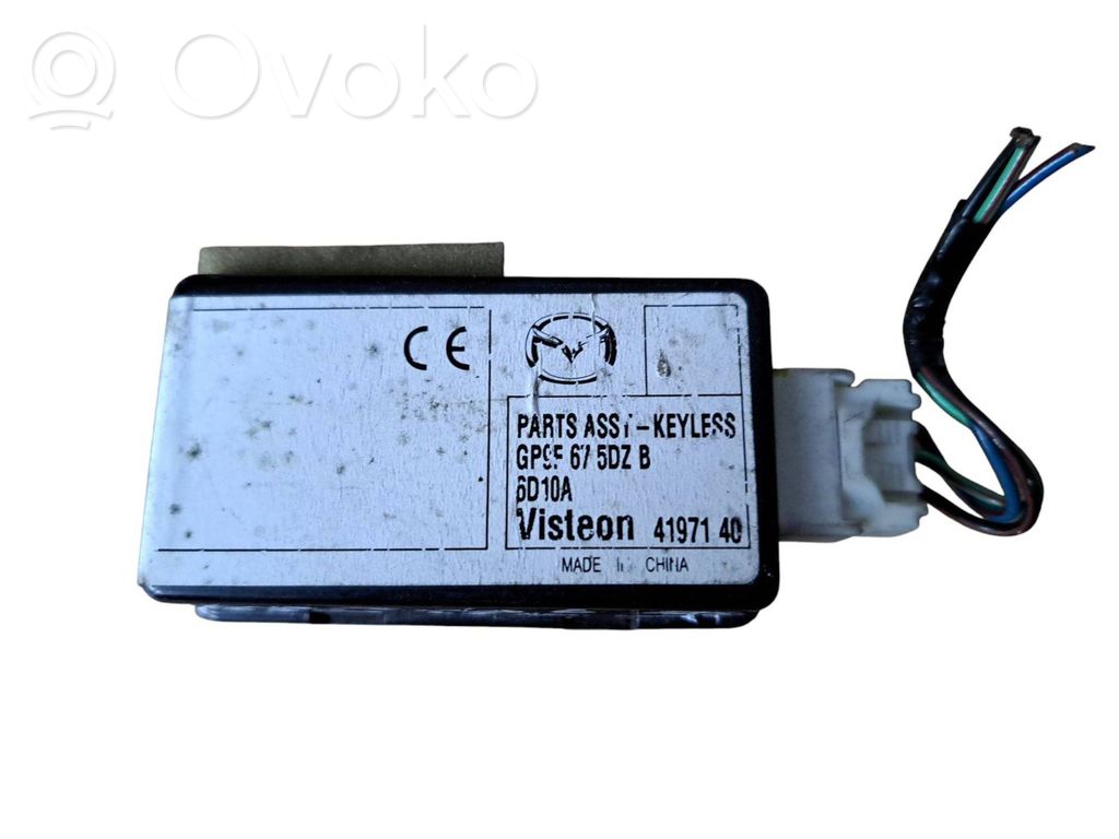Mazda 6 Keyless (KESSY) go control unit/module 