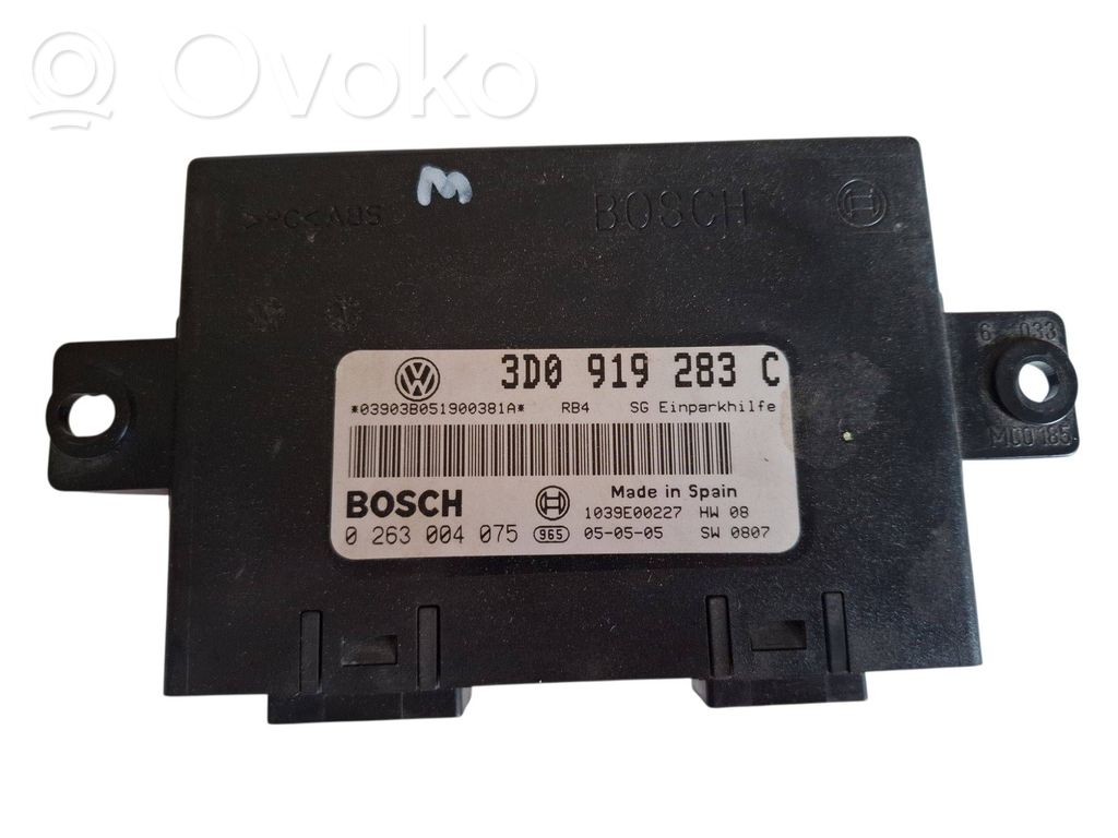 Volkswagen Phaeton Parking PDC control unit/module 