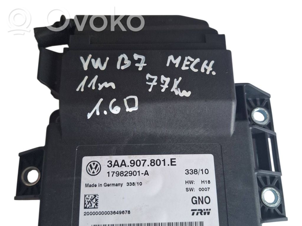 Module de commande de frein à main   3AA907801E,17982901