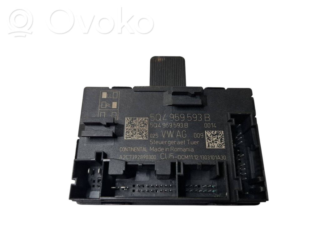Skoda Octavia Mk3 (5E) Door control unit/module 