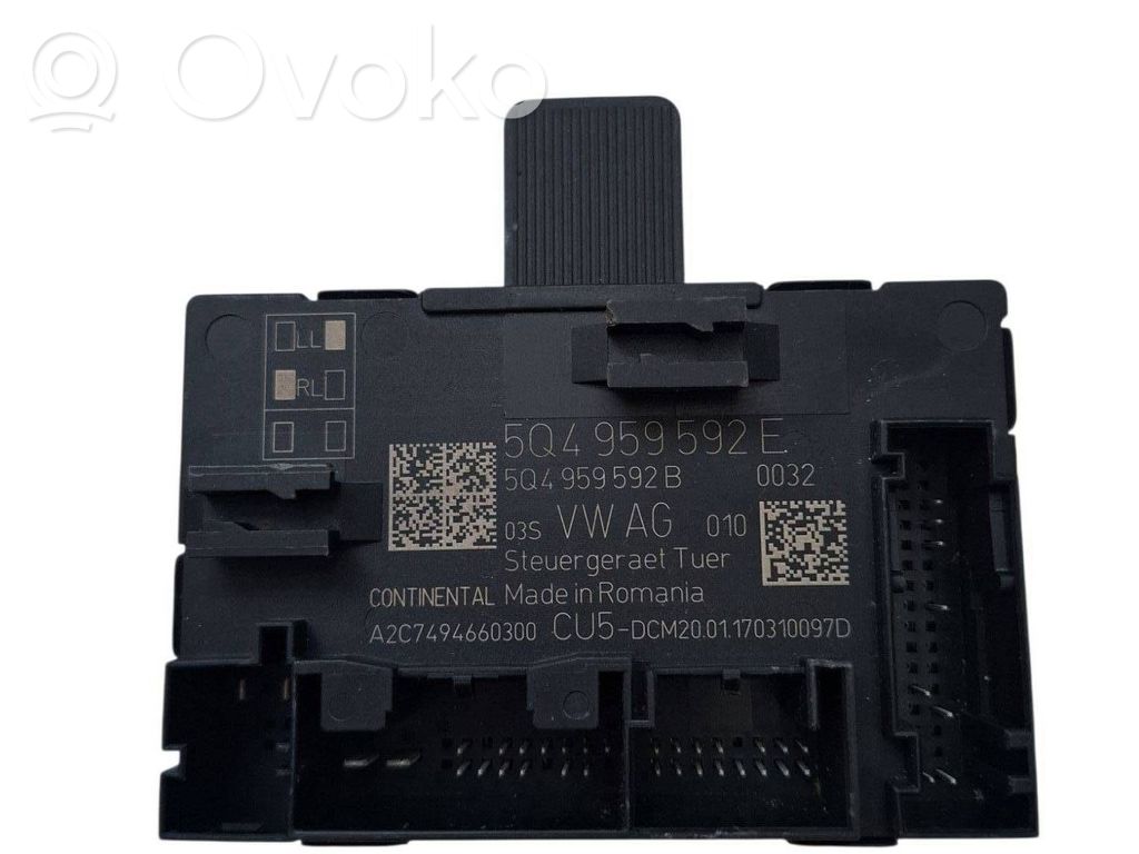 Volkswagen Golf VII Other control units/modules 