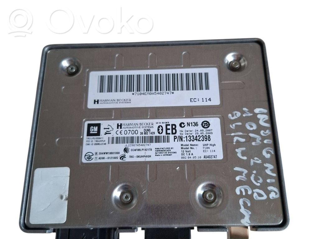Bluetooth control unit module   13342398