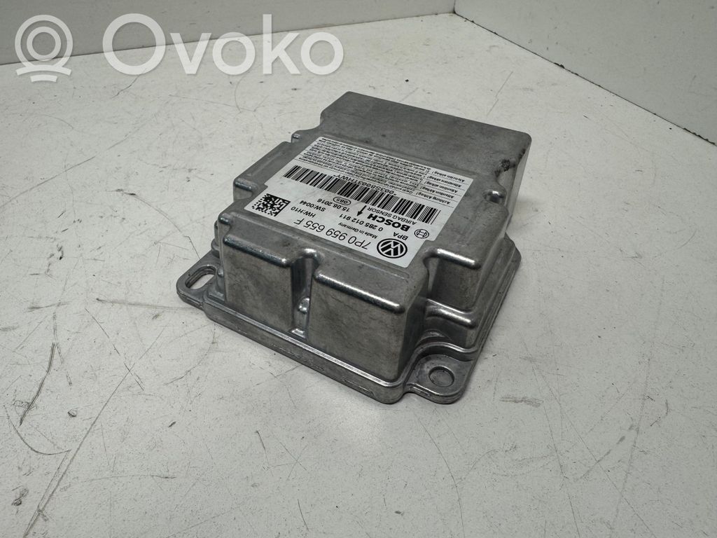 Volkswagen Touareg II Airbag control unit/module 