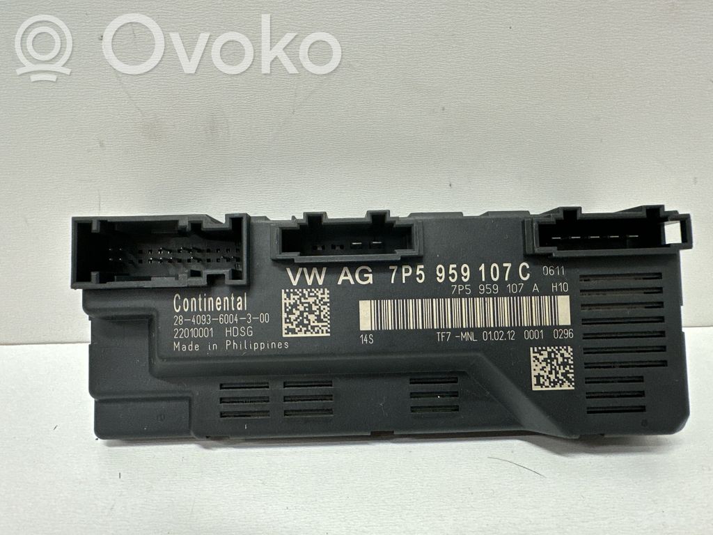 Porsche Cayenne (92A) Tailgate/trunk control unit/module 