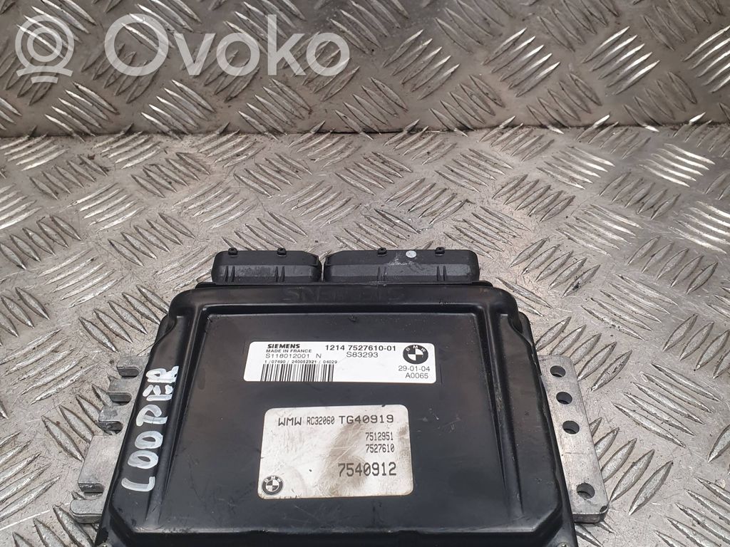 Mini One - Cooper R50 - 53 Engine control unit/module 