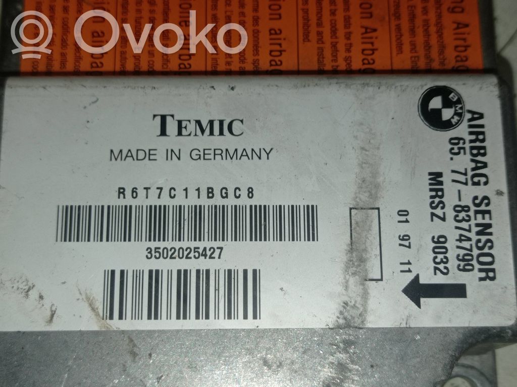 Airbag control unit/module   65778374799,MRSZ9032
