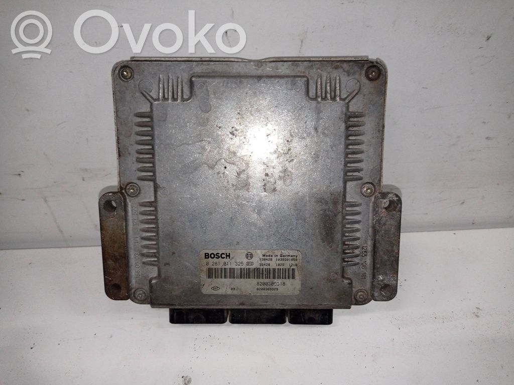 Engine control unit/module   8200309329,0281011325,8200309618