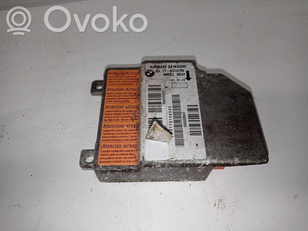 Airbag control unit/module   65778374799,MRSZ9032,019729