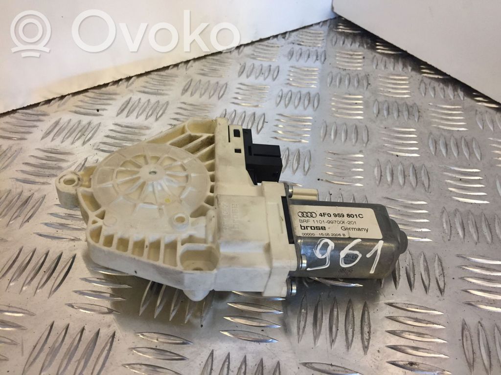 Audi A6 S6 C6 4F Rear door window regulator motor 