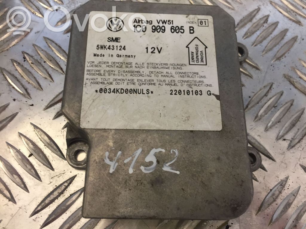Sterownik / Moduł Airbag   1C0909605B,4152