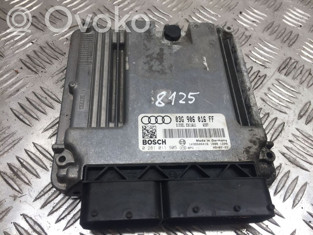 Engine control unit/module   03G906016FF,8125