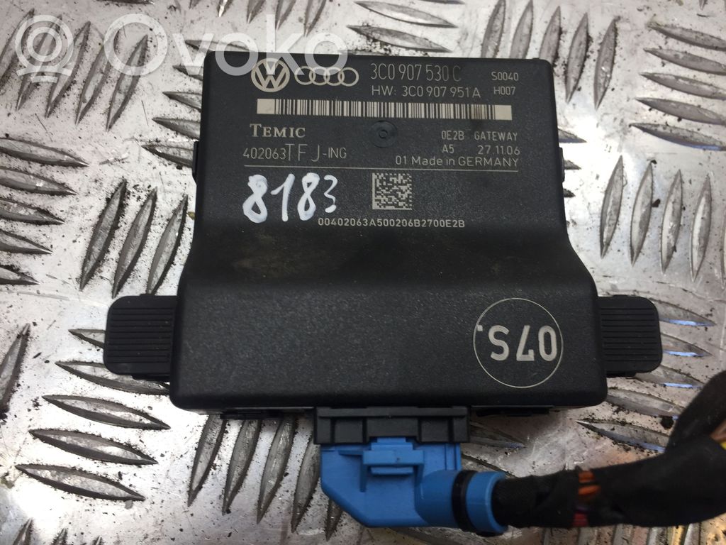 Volkswagen PASSAT B6 Modul control gateway 