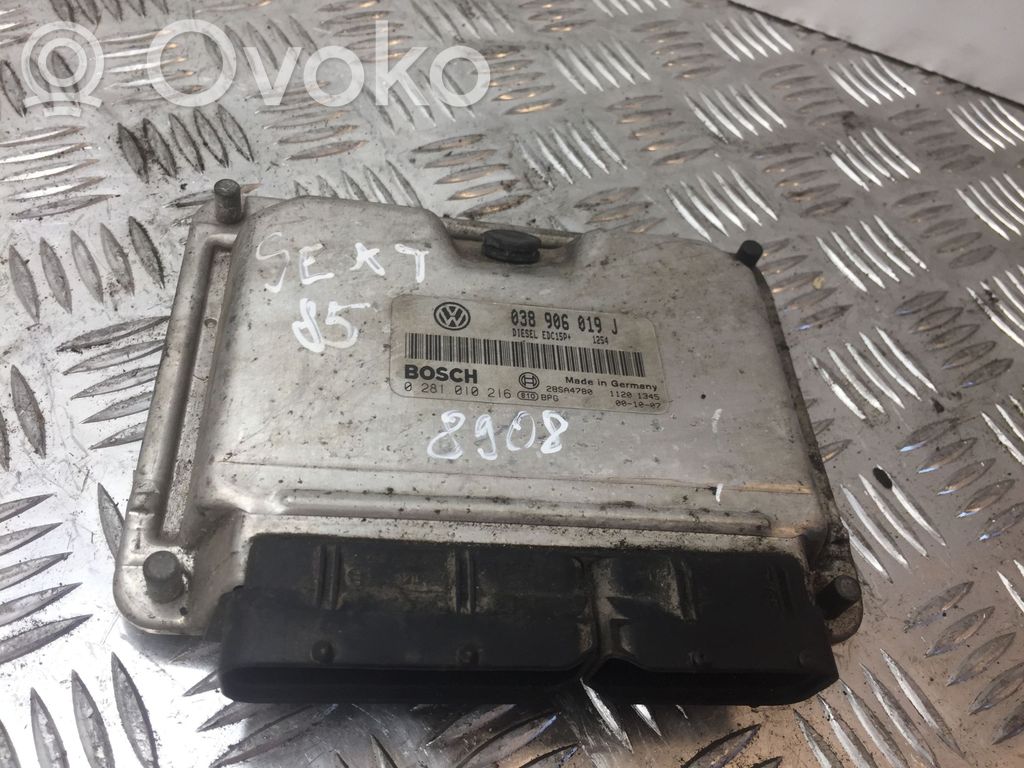 Engine control unit/module   038906019J,8908