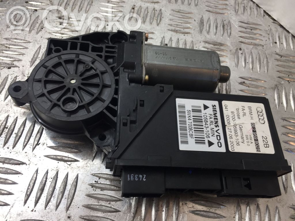 Audi A4 S4 B6 8E 8H Front door window regulator motor 